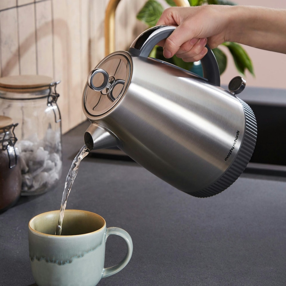 image 1 of Morphy Richards Mexborough Jug Kettle Grey
