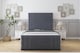 image 1 of Sloomy Kingsley Steel Plush Bed Frame With Mattress With 50" Upholstered Headboard 4'6 Double