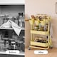 image 4 of Vonhaus Storage Trolley 3 Tier Bathroom & Kitchen Storage