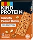 image 1 of KIND Protein Bars, Gluten Free Snack Bars, Crunchy Peanut Butter, High Fibre, Source of Protein, No Artificial Colours, Flavours or Preservatives, 12 x 50g | Brown