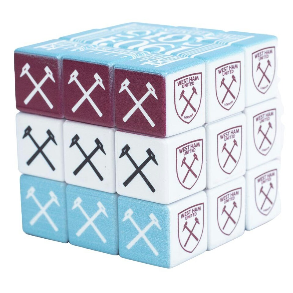 image 1 of West Ham United FC Puzzle Cube - Blue/White/Claret Red - One Size