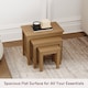 image 7 of Vida Designs Ashton Nest of Tables 3 Piece Set Nesting Sofa Bedside Side Table