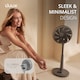 image 8 of Duux Whisper 3 Standing Fan with Remote Control | Grey | Grey