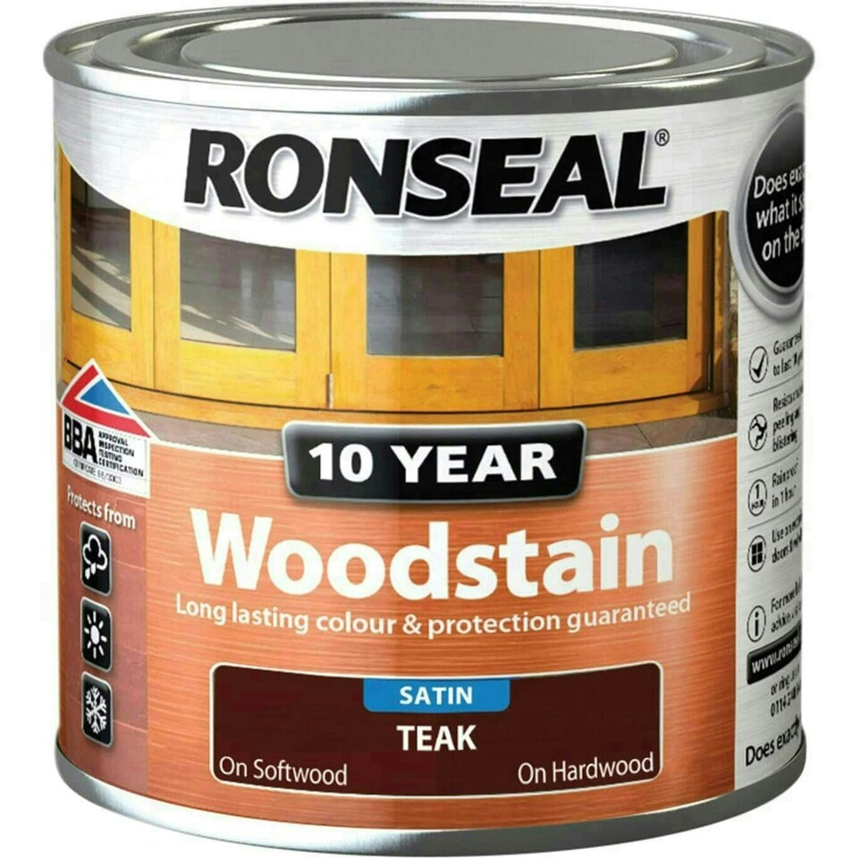 10 Year Woodstain Teak 250ml - RSL10WST250