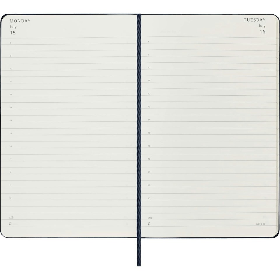 image 1 of Moleskine 12M Daily L Planner - Sapphire Blue - One Size