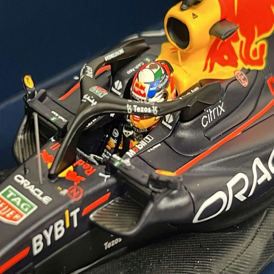 image 1 of Sergio Perez Red Bull Racing RB18 Saudi Arabian GP 2022 1:43 Scale Minichamps 417220111