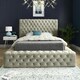 image 1 of Cambridge Bed - Kingsize - 5ft - Cream