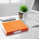 image 5 of A5 Light Blue Paper Over Board Ring Binder by Janrax