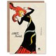 image 1 of Toulouse Lautrec Art Card Jane Avril Snake Dress Portrait