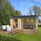 image 1 of Amarillo-Log Cabin, Wooden Garden Room, Timber Summerhouse, Home Office - L730 x W388.8 x H250.8 cm Brown