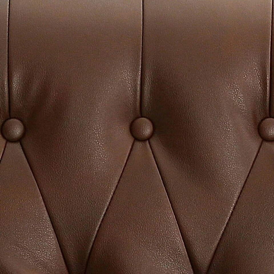 image 1 of Windsor Luxury Pushback Recliner Armchair Brown | Faux Leather