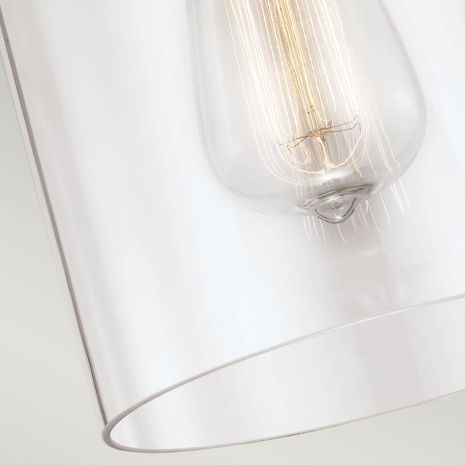 image 1 of Hounslow 1 Light Ceiling Mini Pendant Polished Nickel, E27