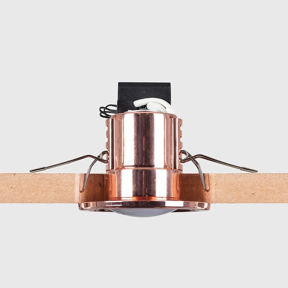 image 1 of ValueLights 4 Pack Fire Rated Copper Downlights | Copper