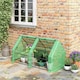 image 2 of Outsunny Mini Small Greenhouse with Steel Frame & PE Cover & Window