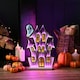 image 2 of 40cm Light up Halloween House Infinity Decoration with Pink and White LEDs