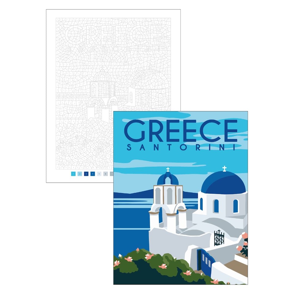 image 1 of Colour by Numbers - Travel Book