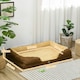 image 7 of PawHut Dog Bed Calming Pet Bed Dog Mattress for Large Dogs - Brown