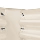 image 5 of Harbour Housewares Rectangle Galvanised Steel Raised Garden Bed - 120cm x 60cm - Ivory