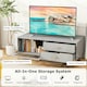 image 9 of COSTWAY TV Stand for 55 Inches 120cm Entertainment Center Grey