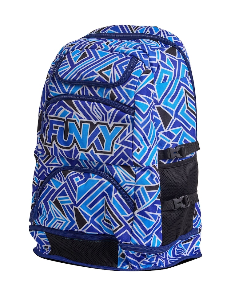 image 1 of Funky Trunks Blue Bits Elite Squad 36L Backpack - Blue