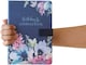 image 1 of A5 Navy Flowers Address Book With Magnetic Clasp