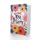 image 2 of Mothers Day Card Love You Petunia Floral Flowers Mum Card