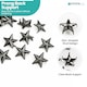 image 4 of 15mm Star Studs Claw Rivets for DIY Scrapbooking - 50pcs