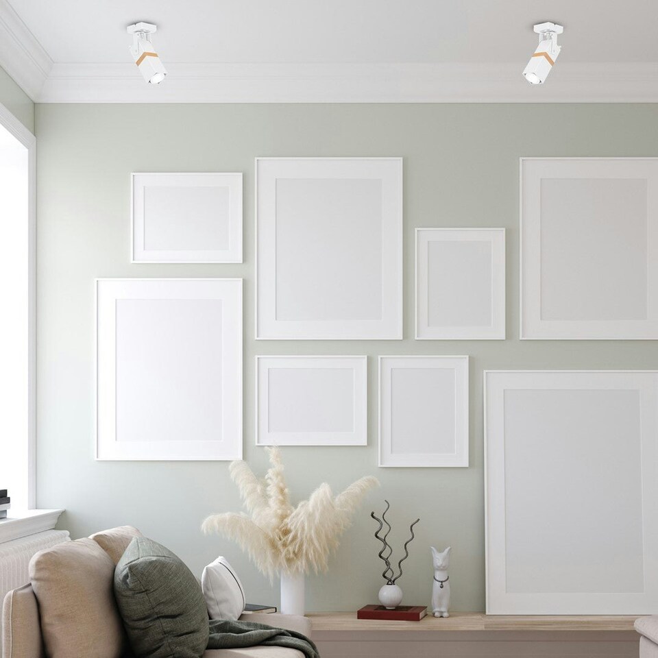 image 1 of Milagro Ceiling Lamp Vidar White 1XGU10