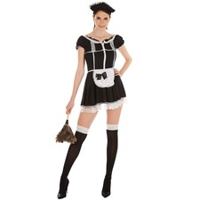 Womens Maid Costume | White | black/white | XL | 1