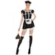 image 1 of Womens Maid Costume | White | black/white | XL | 1
