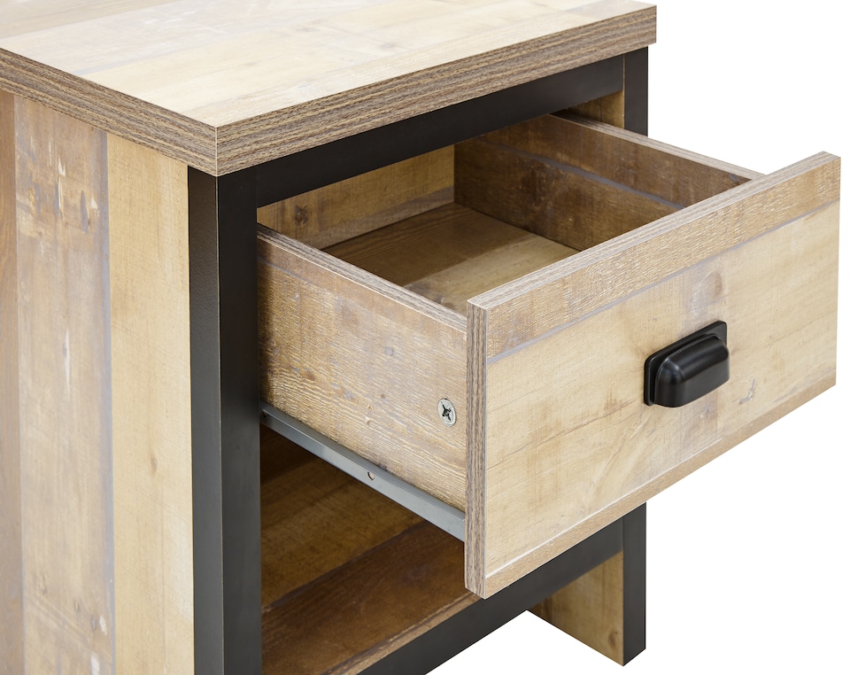 image 1 of Boston Lamp Table | Brown | Oak