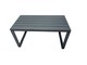 image 2 of Fimous 9 Seat Outdoor Garden Furniture Set Aluminium Lounge 3 Seat Sofa Oblong Coffee Table Sets with Chair 4 Stools Side Table Dark Grey