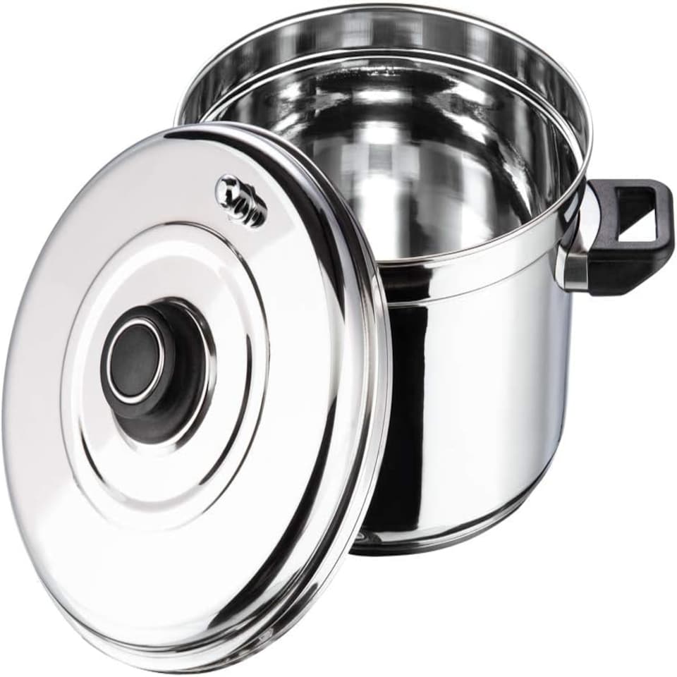 image 1 of Vinod Stainless Steel Idli Cooker – Suitable For Indian Cooking - 4 Tier Stand