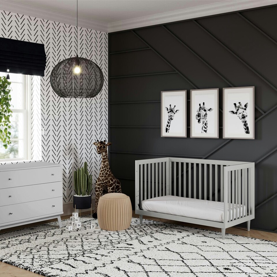 image 1 of Rowan Valley Convertible Cotbed Grey