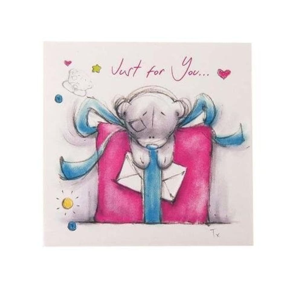 image 1 of Just for You Me to You Bear Gift Tag