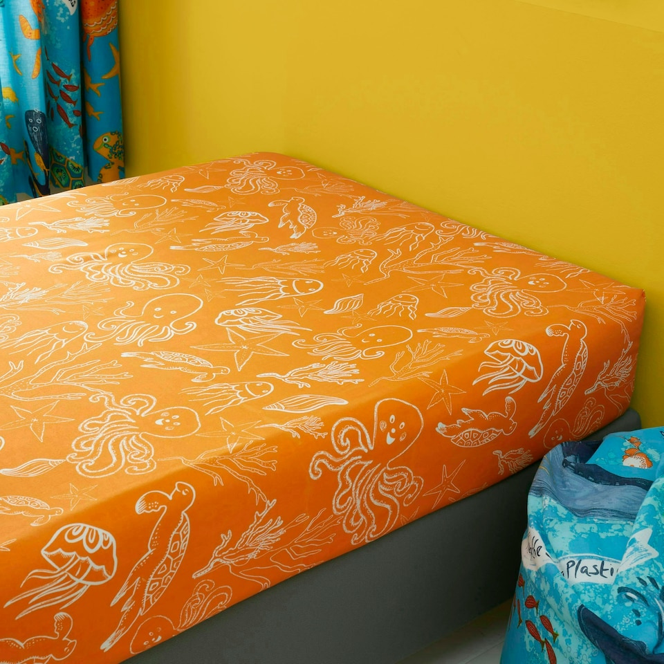 Ocean Friends Toddler Fitted Sheet