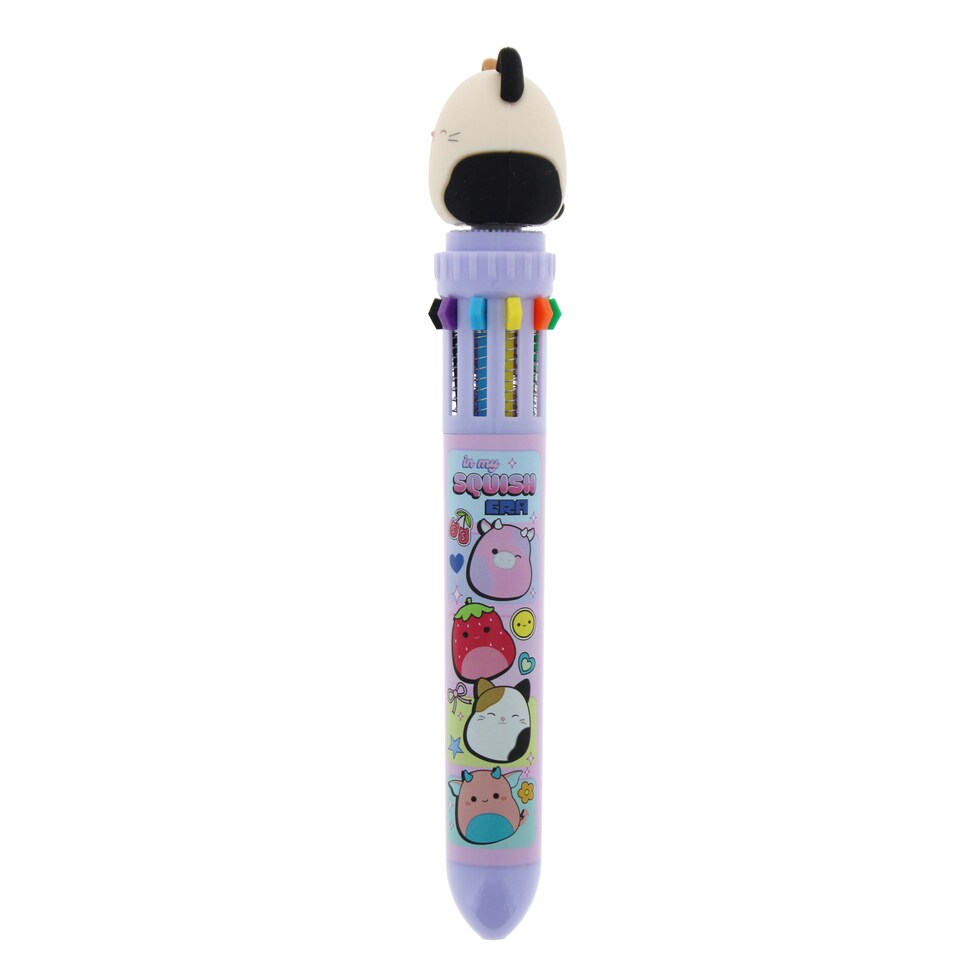 image 1 of Squishmallows Multi Colour Pens - Set of 2