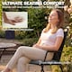 image 3 of Outsunny Seat Cushions with Machine Washable Cover | Grey | Dark Grey | 46 x 42 x 7 cm