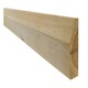 image 1 of PACK OF 10 (Total 10 Units) - 25mm x 125mm (21mm x 118mm Finish) Chamfered Softwood Skirting Board Board - 3.6m Length