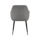 image 3 of SONARA Dining Chair Set of 2, Water-Repellent Plush Chenille Upholstered for Dining Room | Black