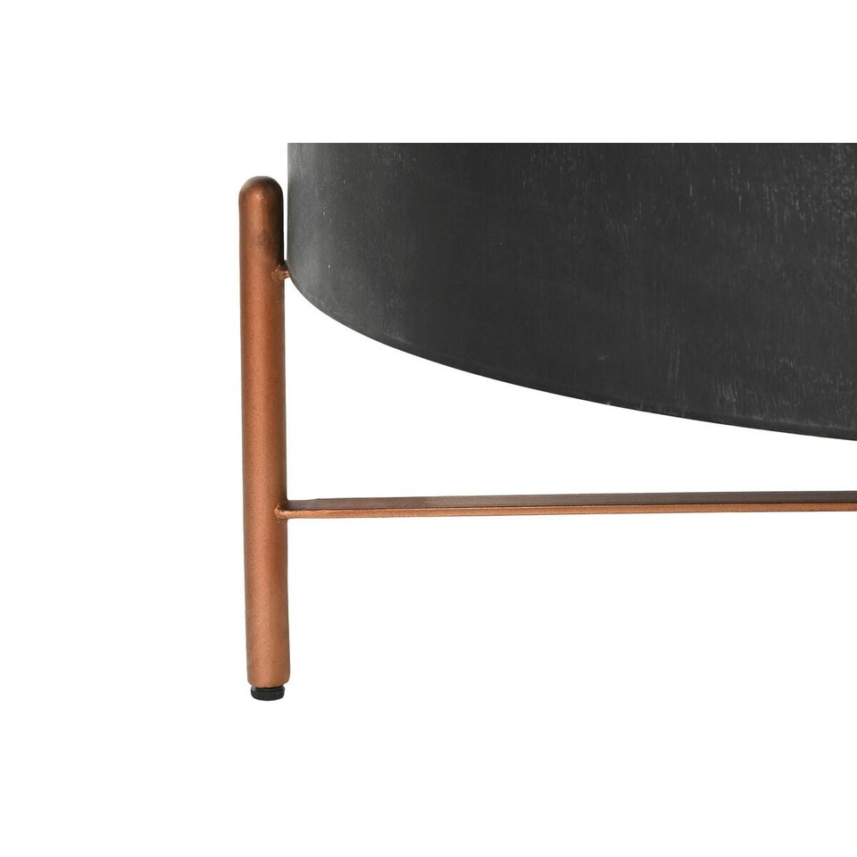 image 1 of Centre Table DKD Home Decor Metal Aluminium 90 x 90 x 45 cm Mango wood N/A