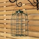image 6 of Pack of 2 Wild Bird Fat Ball Feeder with Squirrel Guard