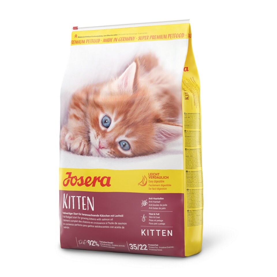 image 1 of Josera Kitten complete food | Growing kittens | Pregnant & nursing mothers | Optimal development | Omega 3 | Anti-Hairball | Gluten free | Skin & Coat | 10kg