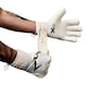 image 2 of Precision Unisex Adult Fusion X Negative Replica Goalkeeper Gloves - White/Fluorescent Orange/Black - 8