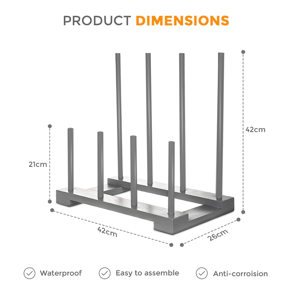 image 1 of 4 Pair Wellington Boot Rack Walking Storage Wellies Shoes Stand Indoor & Outdoor