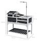 image 7 of PawHut Tortoise House w/ Adjustable Lamp Holder, Openable Lid, Storage Shelf