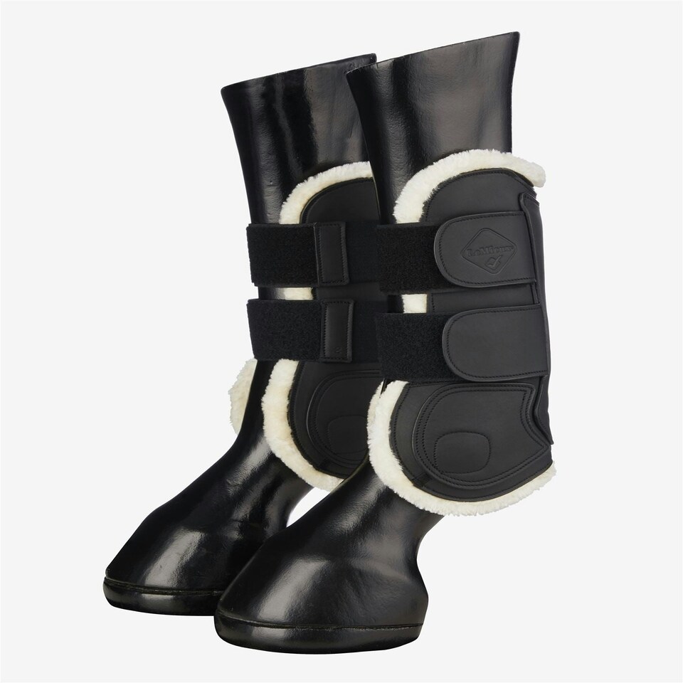 image 1 of LeMieux Capella Comfort Tendon Boots Black | Size 3