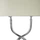 image 3 of Interiors by Premier Table Lamp with Cross Base Silver