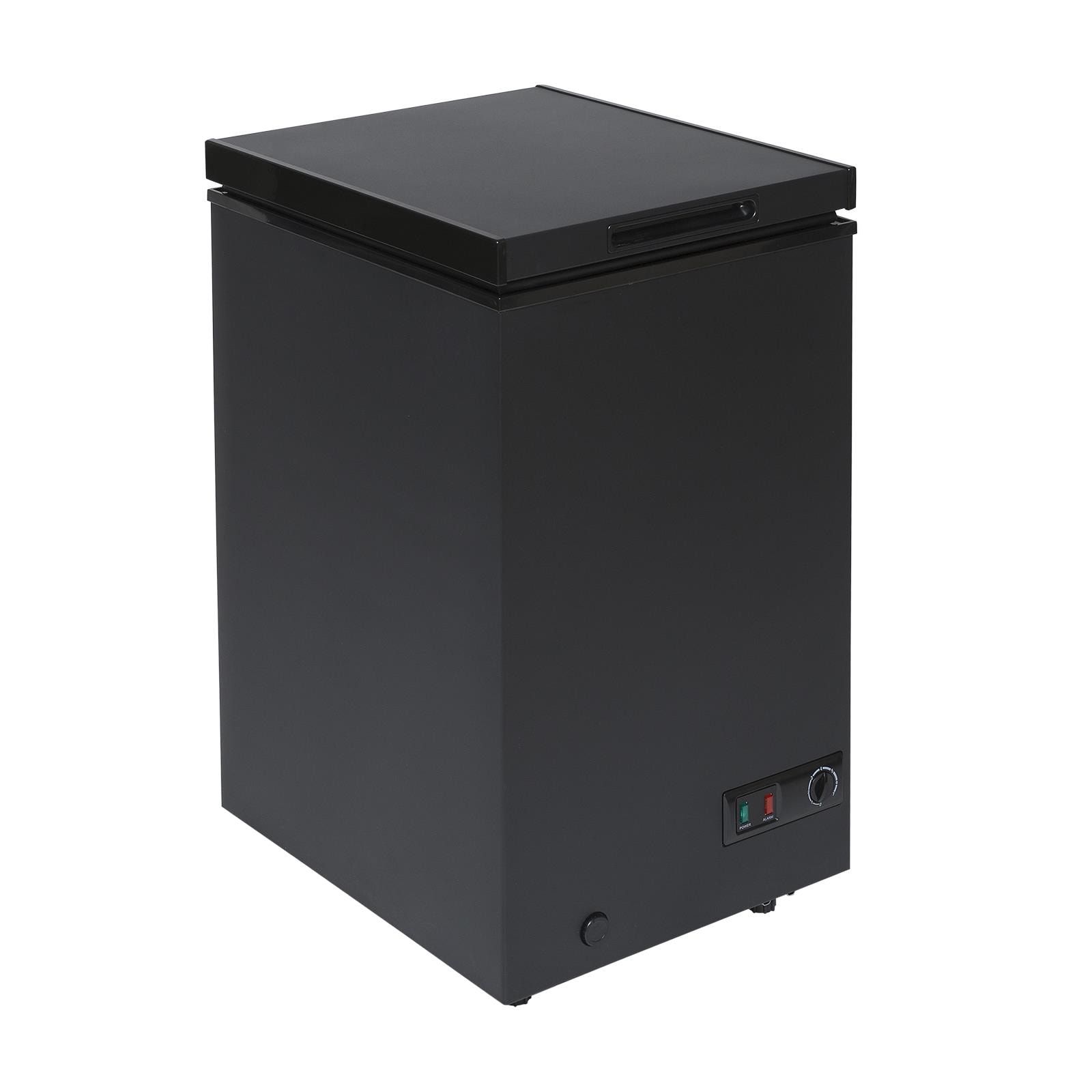 SIA CHF100B 48cm Freestanding Slimline Compact Black Chest Freezer | Black