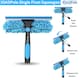 image 2 of 10ft Window Squeegee with Extension Pole, Window Cleaner Tool with 2-Stage Telescoping Pole, Window Cleaning Kit with 10ft Pole (3m) & Microfiber Cloths, 2 Blades Replacements & ACME Adapter